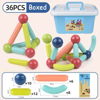 Thumbnail for Educational Magnetic Stick Building Toys - luvinly