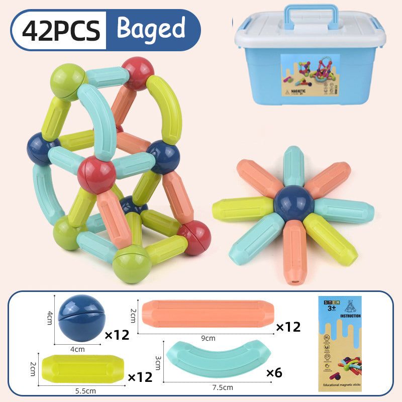Educational Magnetic Stick Building Toys - luvinly