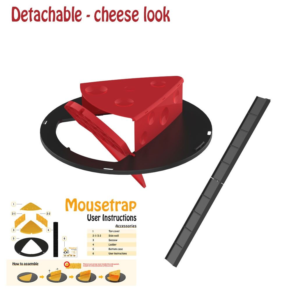 FLIP-N-SLIDE BUCKET LID MOUSE TRAP - luvinly