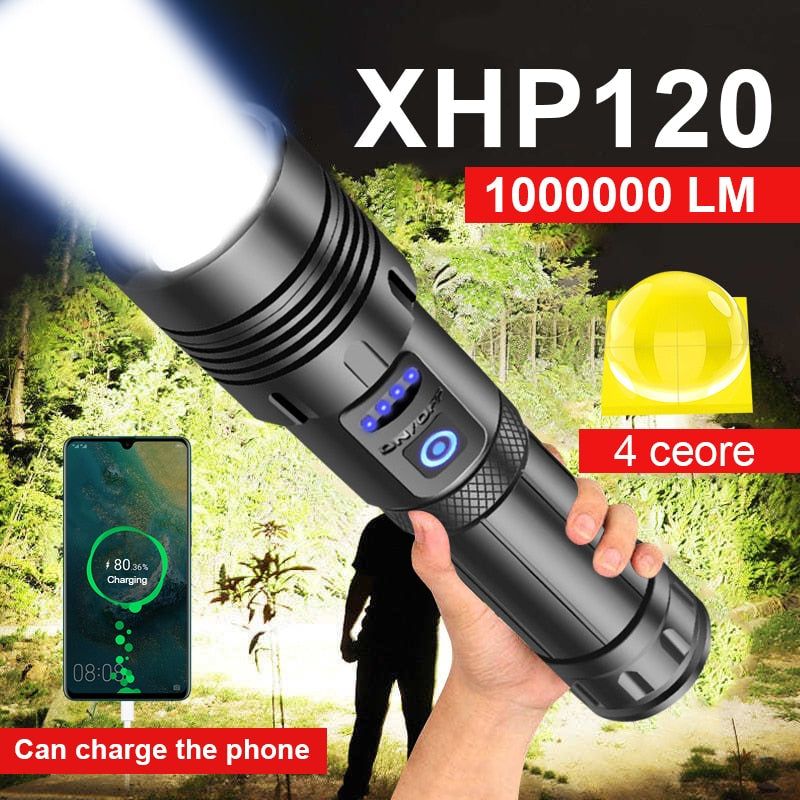 FlashBolt - Rechargeable Tactical Laser Flashlight - luvinly