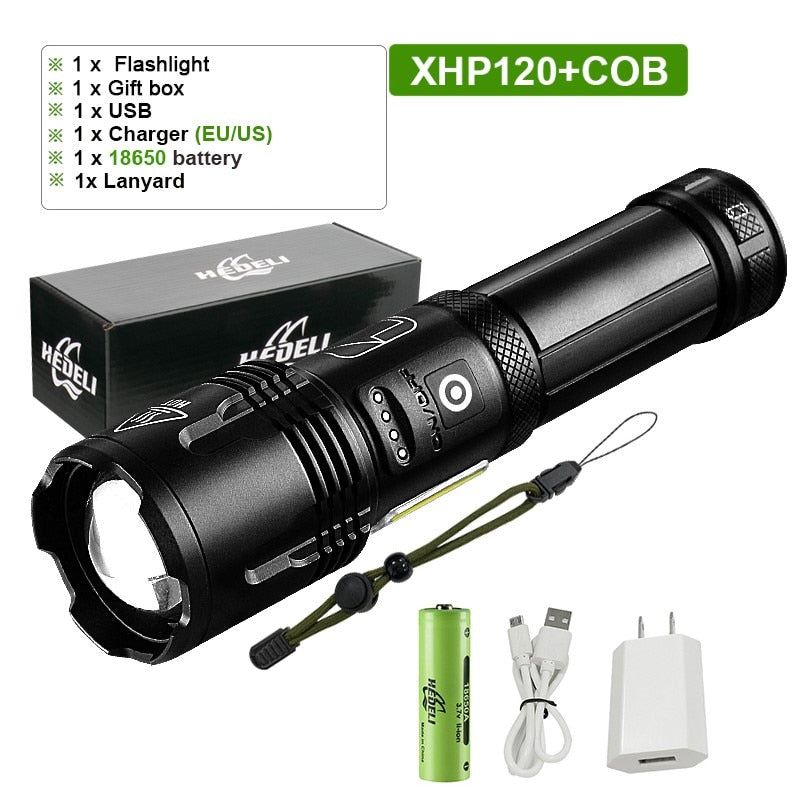 FlashBolt - Rechargeable Tactical Laser Flashlight - luvinly