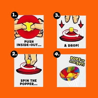 Thumbnail for FlipPop - Hip Hop Bouncing Fidget Toy - luvinly