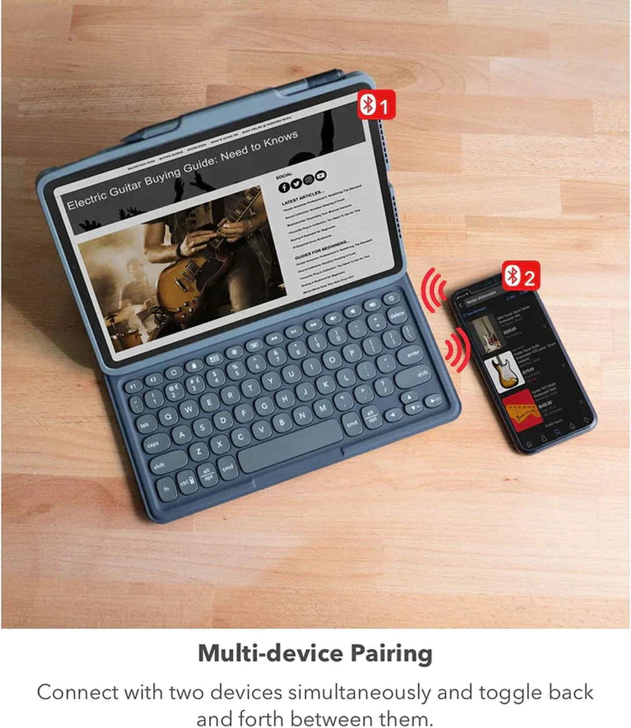 FlowCase - Wireless Bluetooth Keyboard Case For IPad - luvinly