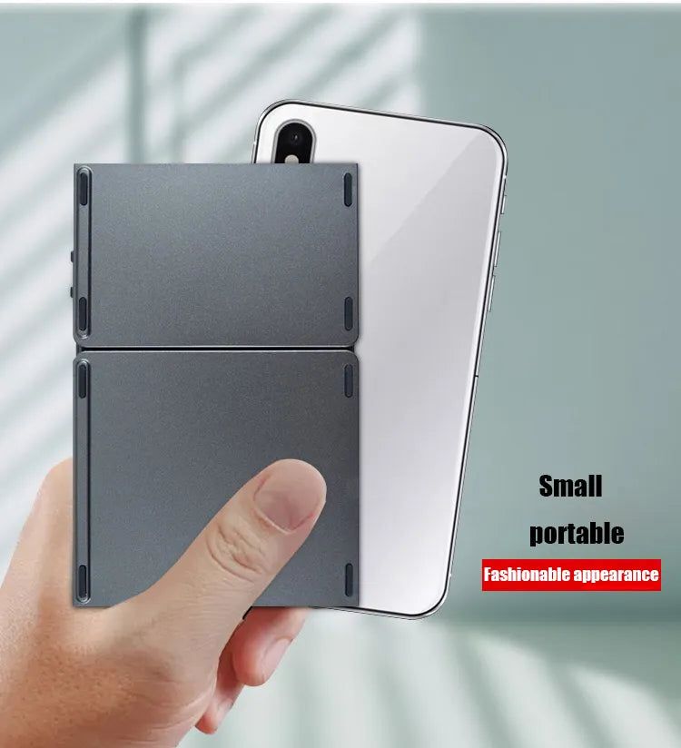 Folding Wireless Bluetooth Keyboard - luvinly