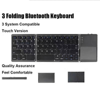 Thumbnail for Folding Wireless Bluetooth Keyboard - luvinly