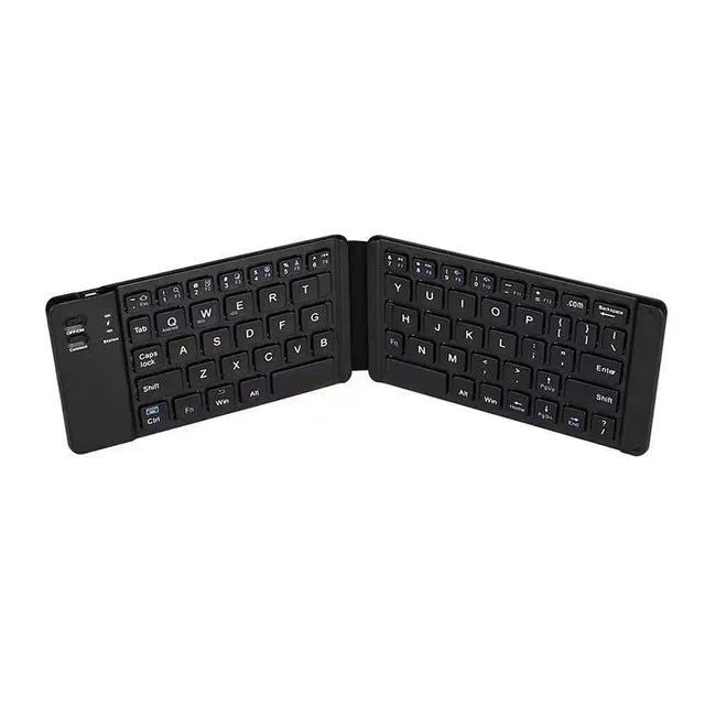 Folding Wireless Bluetooth Keyboard - luvinly