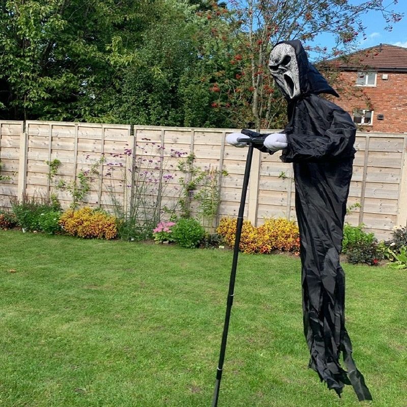 Garden Ghostface Scream Scarecrow - luvinly