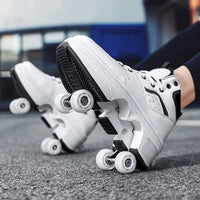 Thumbnail for GliderKicks - 2 In 1 Deformation Roller Skate Shoe - luvinly