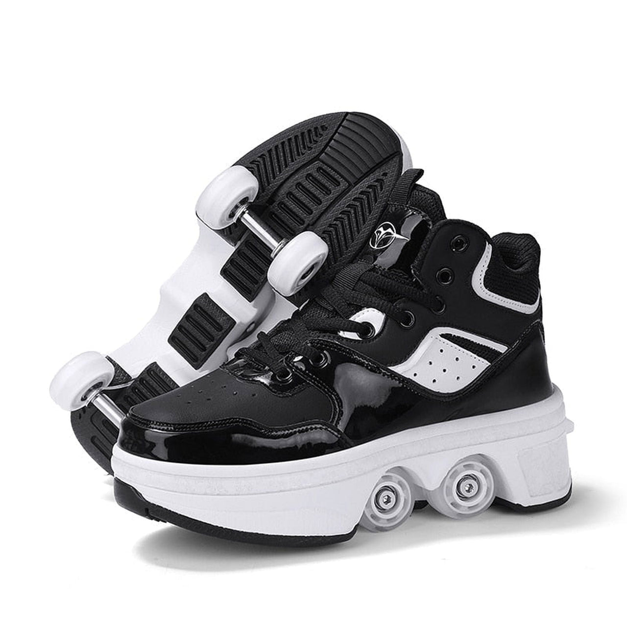 GliderKicks - 2 In 1 Deformation Roller Skate Shoe - luvinly