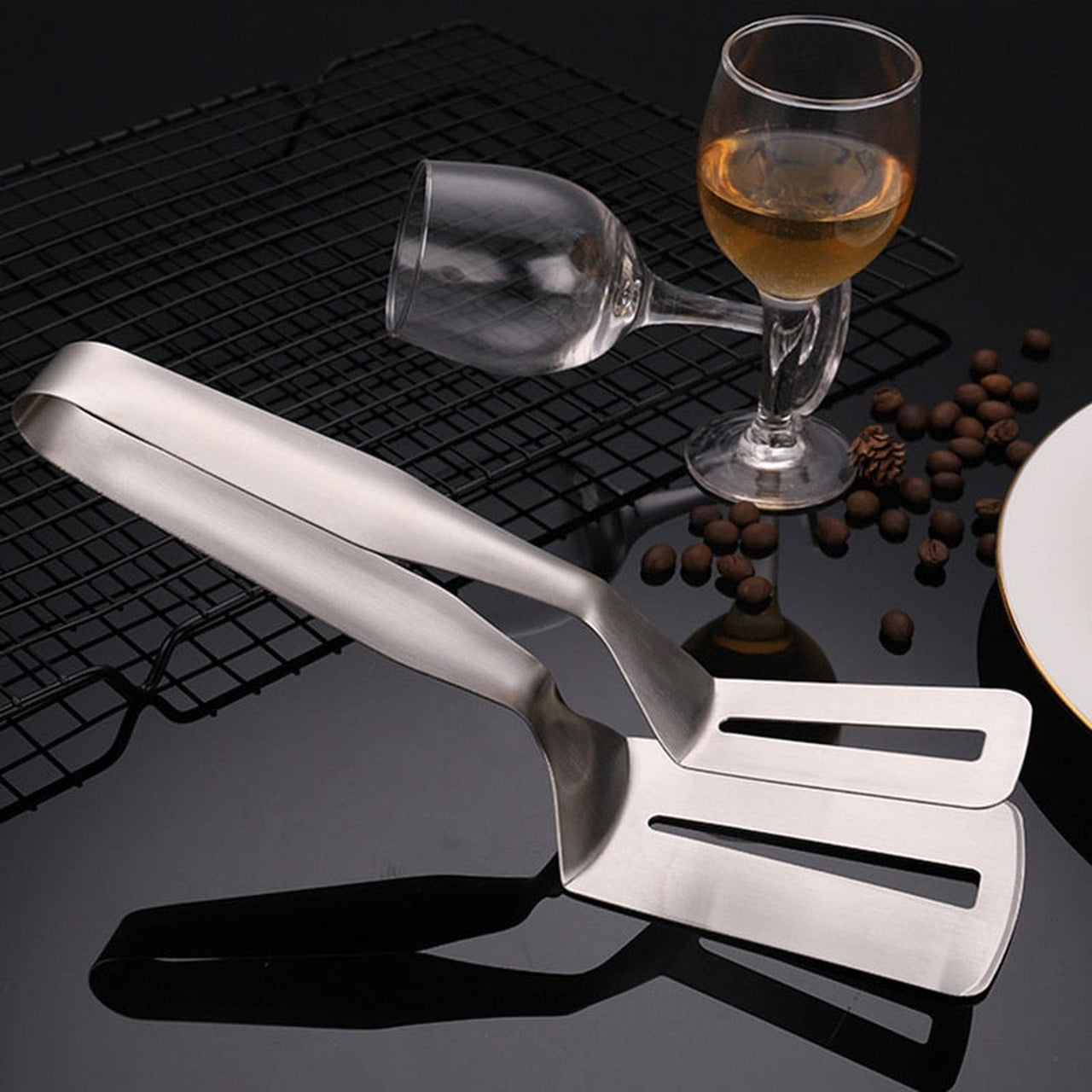 GriTong™ Stainless Steel BBQ Tong - luvinly