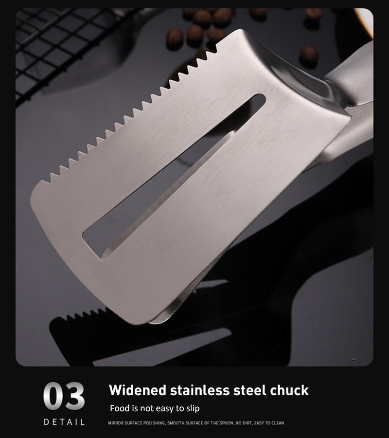 GriTong™ Stainless Steel BBQ Tong - luvinly