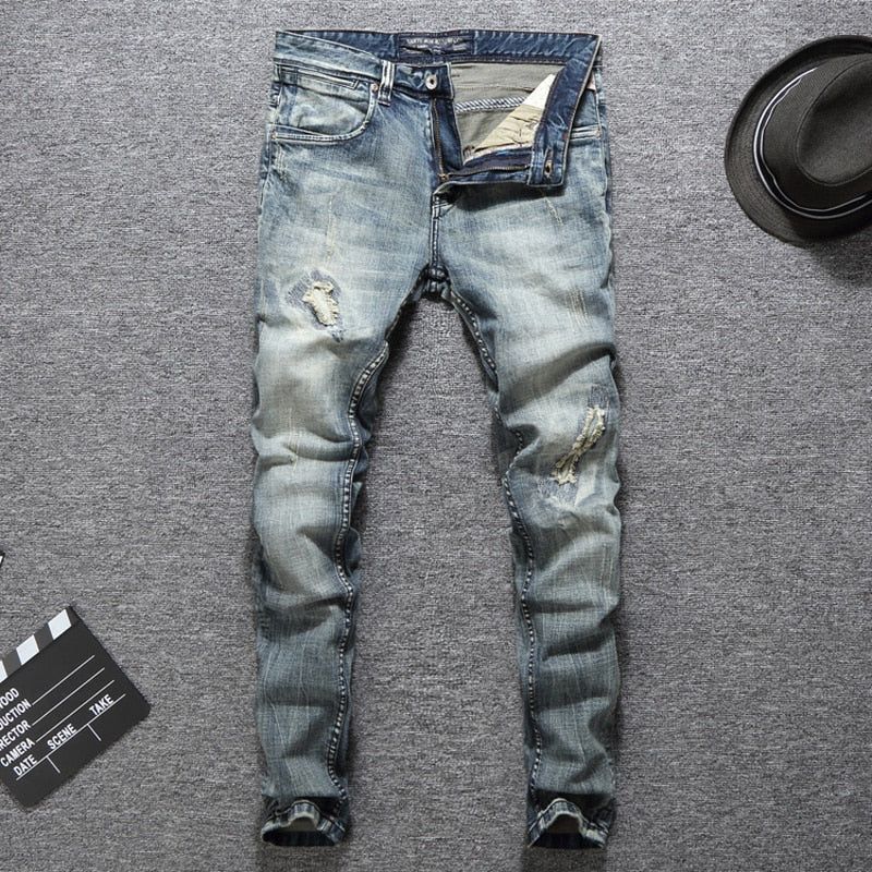 Italian Designer Men Jeans - luvinly