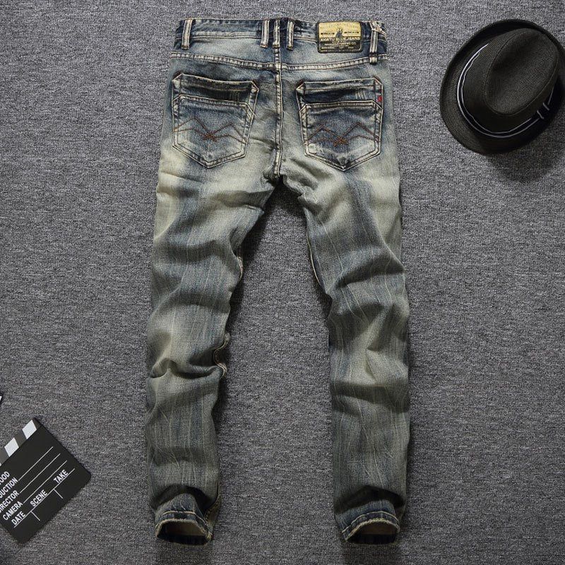 Italian Vintage Designer Men Jeans - luvinly