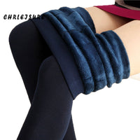Thumbnail for LeggieWarmers - Women's Winter Warm Fleece Lined Leggings - luvinly