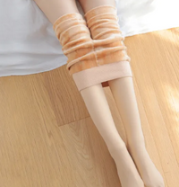 Thumbnail for LeggieWarmers - Women's Winter Warm Fleece Lined Leggings - luvinly