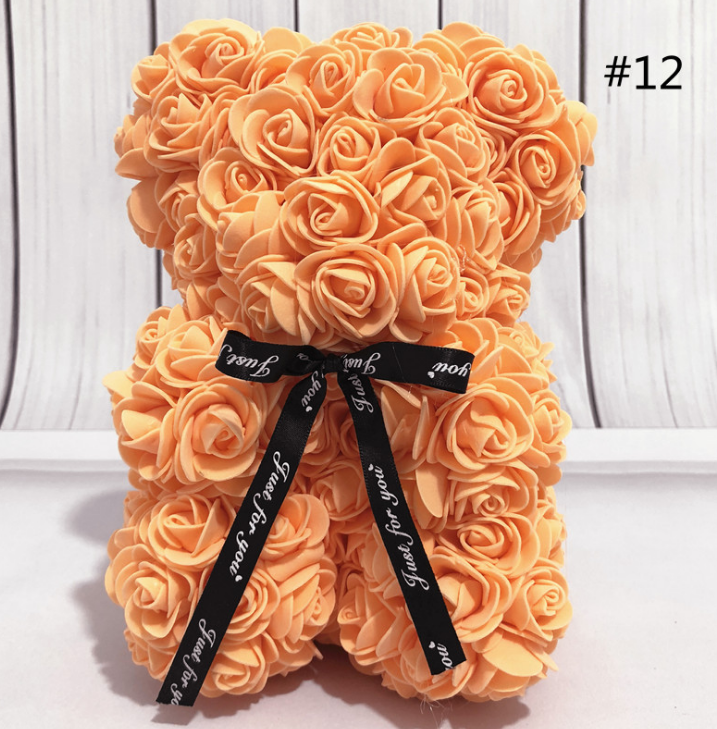 Love Forever Rose Teddy Bear - luvinly