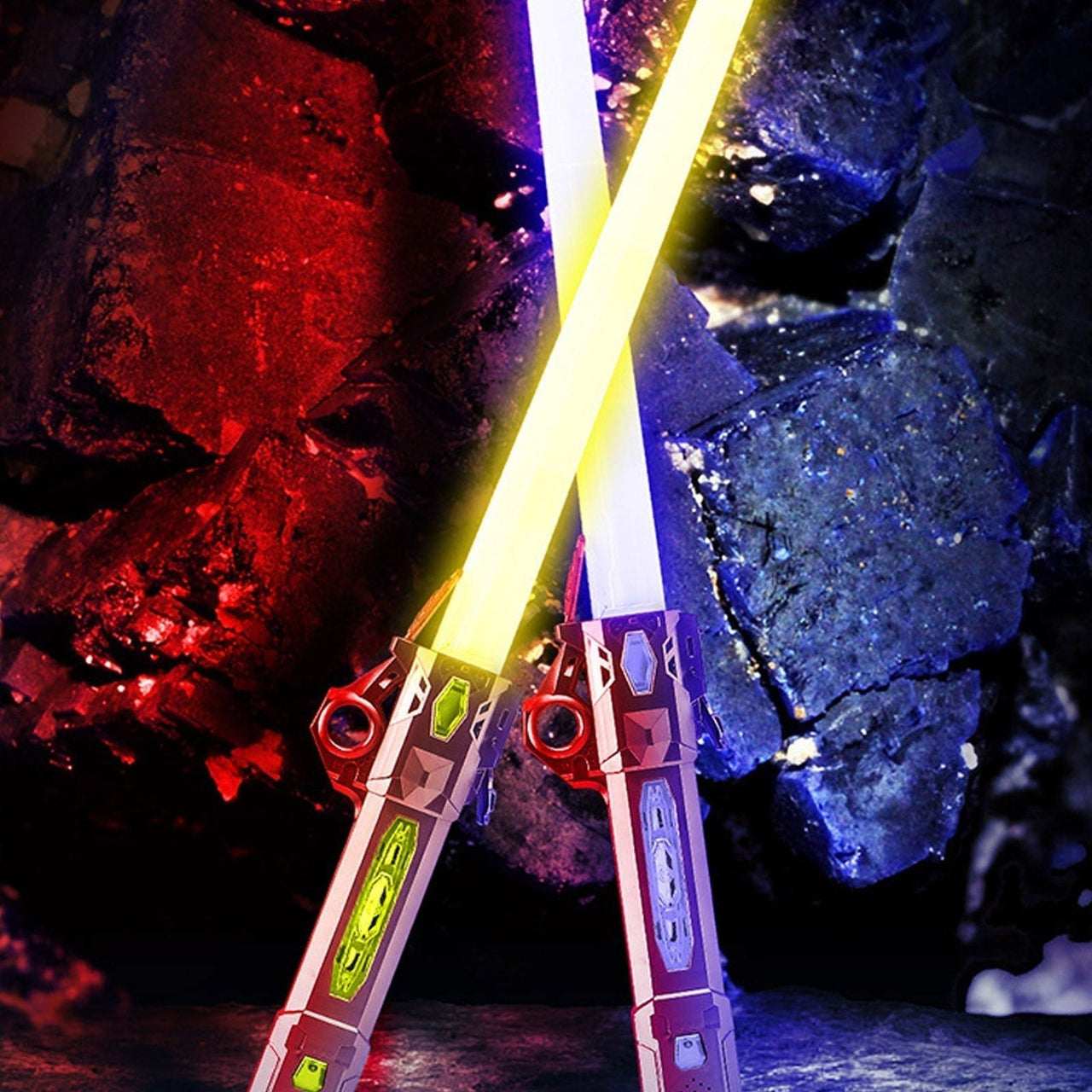 🪄 LuminEdge- 7 Color Galaxy Retractable Toy Laser Sword 🌌 - luvinly