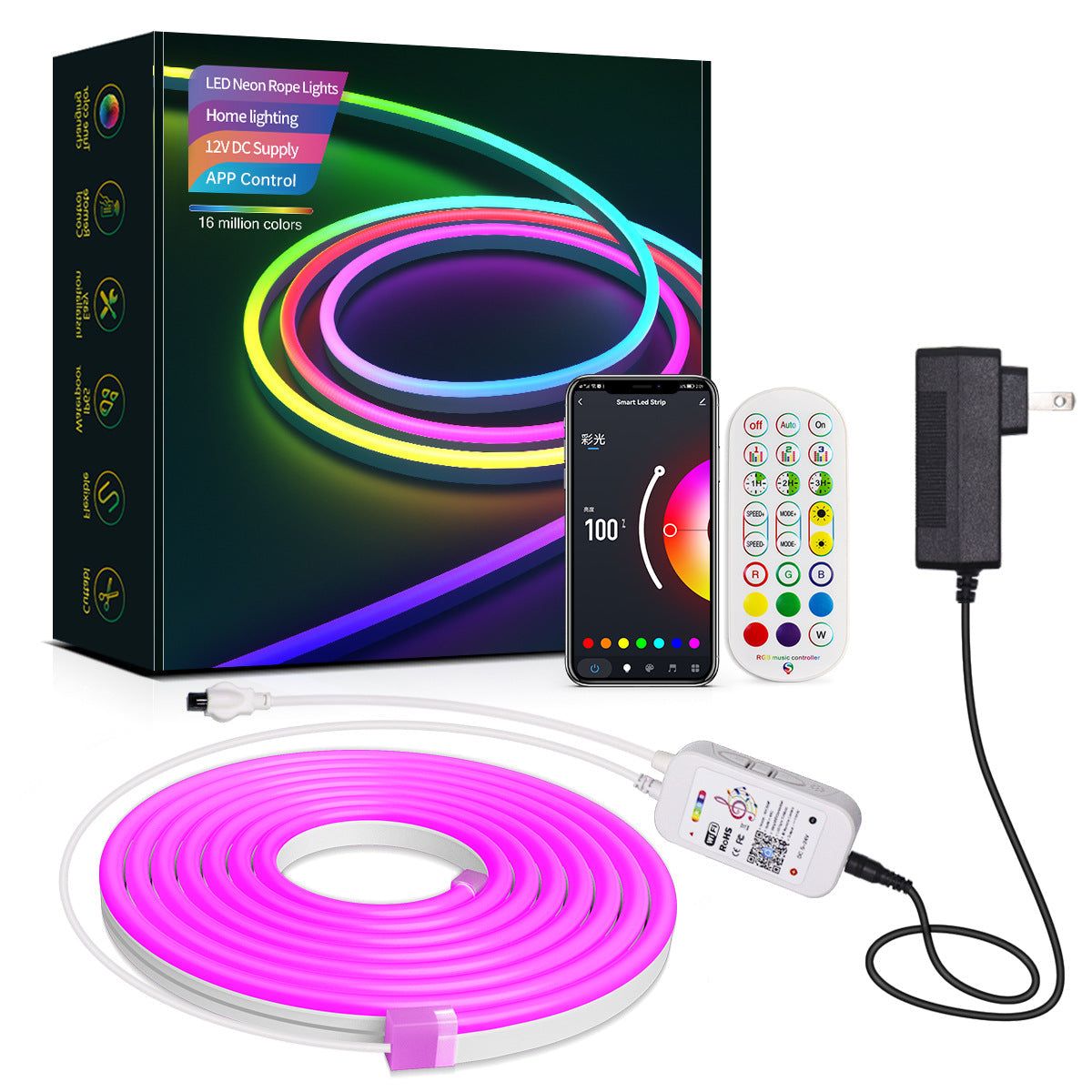 LuminaWifi™ - The Smart Neon Strip (4.8 Rating Out 5 Stars) - luvinly
