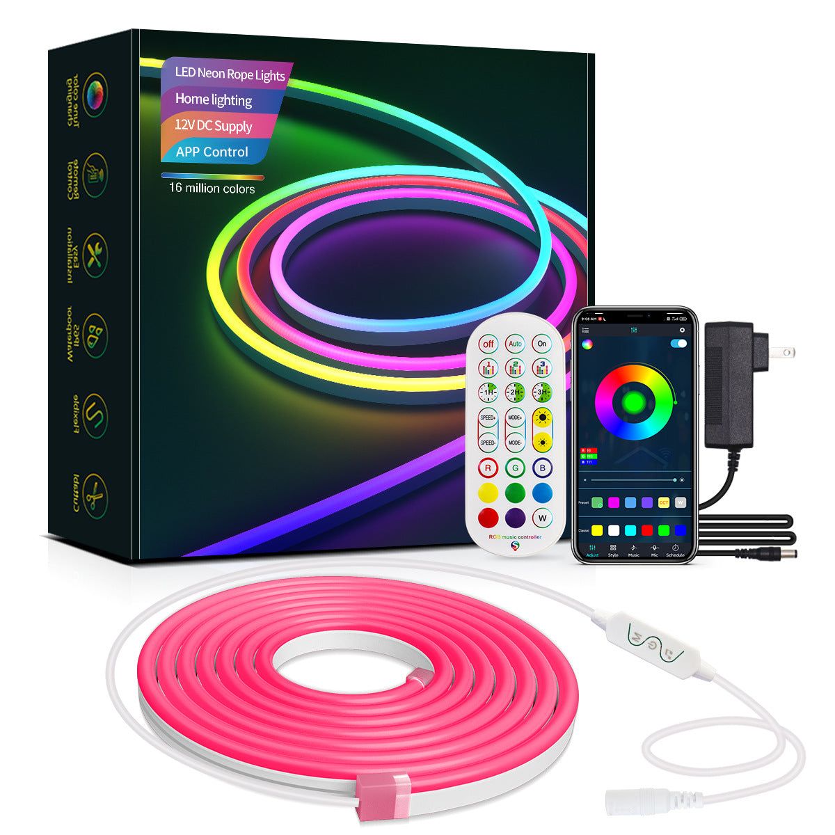 LuminaWifi™ - The Smart Neon Strip (4.8 Rating Out 5 Stars) - luvinly