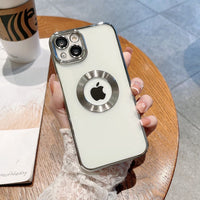 Thumbnail for Luxury Transparent Electroplated iPhone Case - luvinly