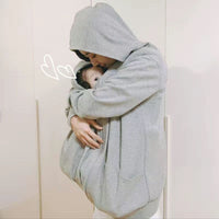 Thumbnail for MommaPouch - Detachable Kangaroo Maternity Winter Hoodie - luvinly
