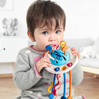Thumbnail for Montessori Silicone Pulling Toy - luvinly