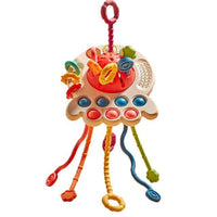 Thumbnail for Montessori Silicone Pulling Toy - luvinly