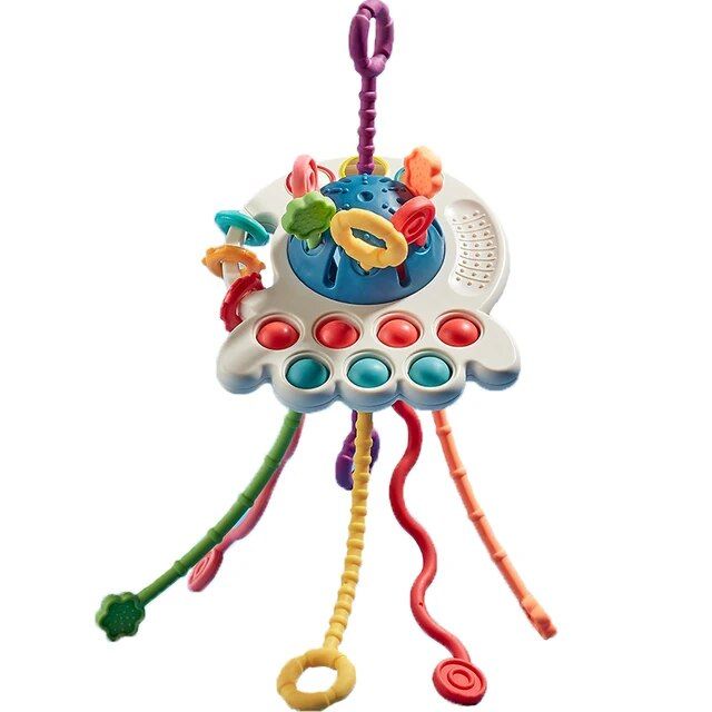 Montessori Silicone Pulling Toy - luvinly