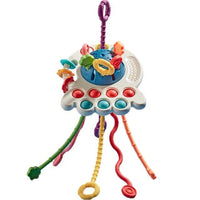 Thumbnail for Montessori Silicone Pulling Toy - luvinly
