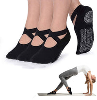 Thumbnail for Non-Slip Grip Socks for Women - Perfect for Pilates, Barre, Ballet, and Barefoot Workouts. - luvinly