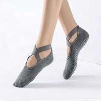 Thumbnail for Non-Slip Grip Socks for Women - Perfect for Pilates, Barre, Ballet, and Barefoot Workouts. - luvinly