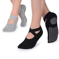 Thumbnail for Non-Slip Grip Socks for Women - Perfect for Pilates, Barre, Ballet, and Barefoot Workouts. - luvinly