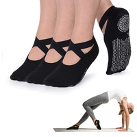 Thumbnail for Non-Slip Grip Socks for Women - Perfect for Pilates, Barre, Ballet, and Barefoot Workouts. - luvinly