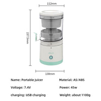Thumbnail for NutriQuench - Portable USB Cordless Fruit Juicer - luvinly
