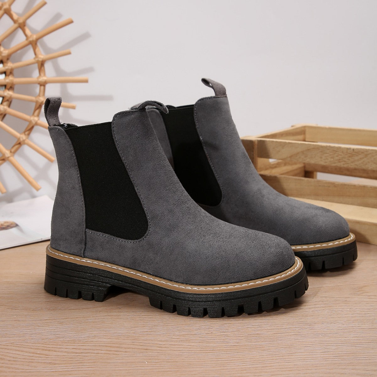 Matte Martin Fashion Boots