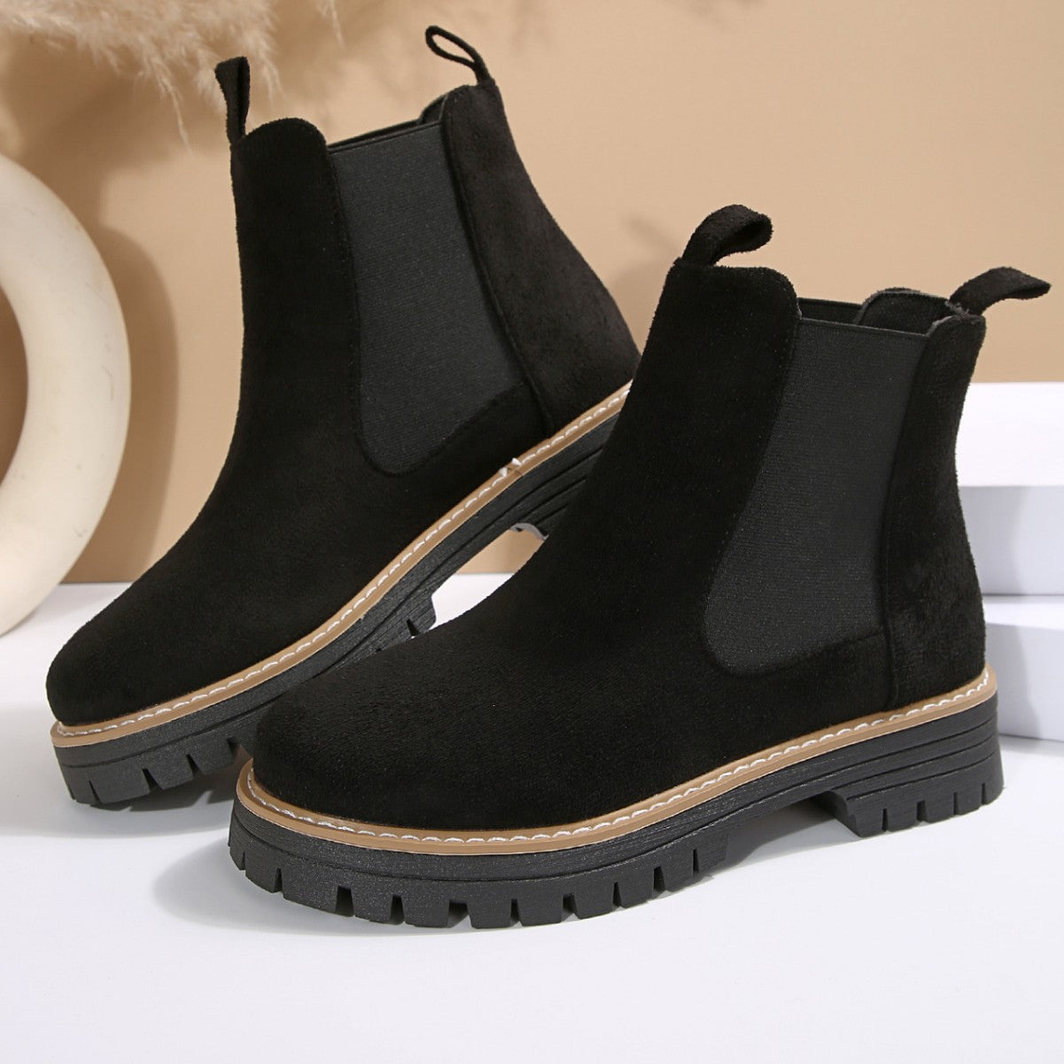 Matte Martin Fashion Boots