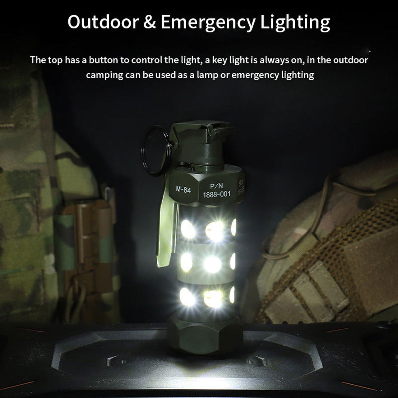 Outdoor Tactical LED Light - luvinly