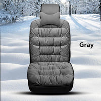 Thumbnail for PLUSH SEAT - FUZZY CAR SEAT COVERS PROTECTION PAD - luvinly