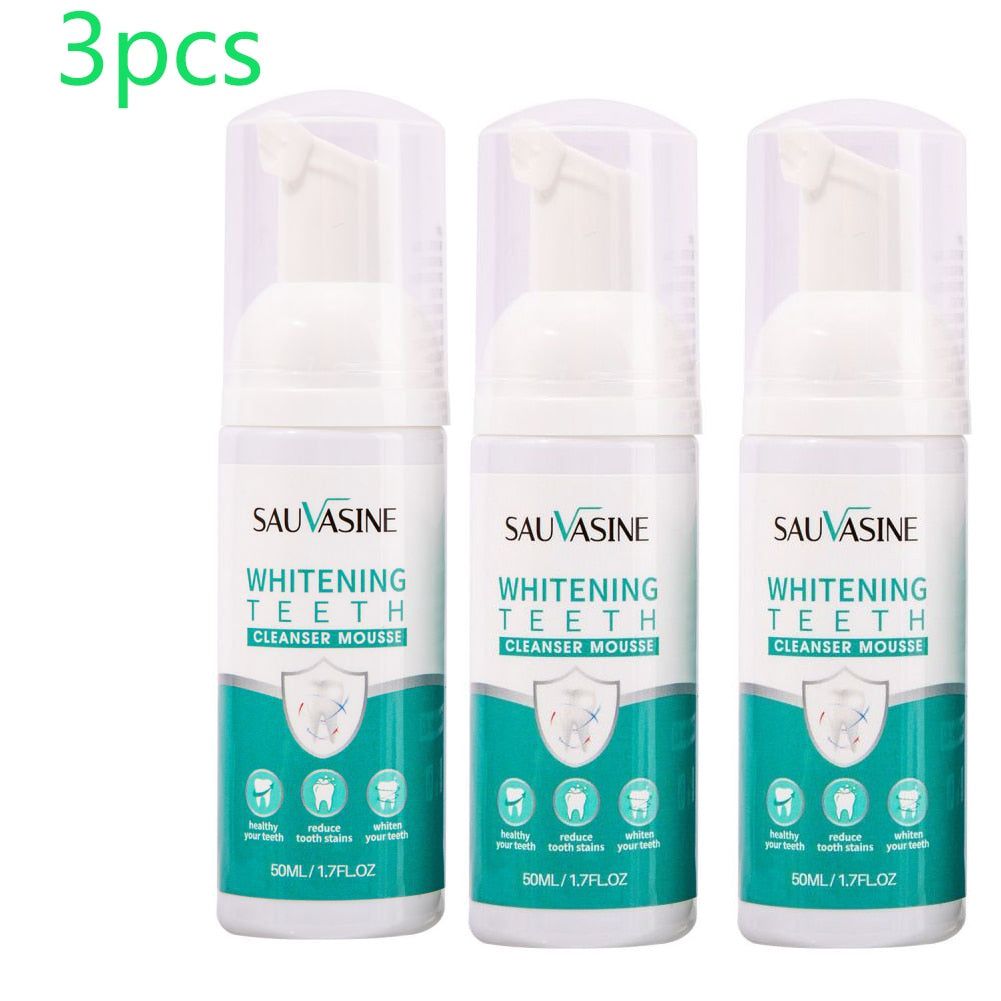 PearlGlow™ Teeth Cleansing and Whitening Foam - luvinly