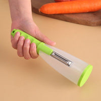 Thumbnail for PeelMatic™ - The Ultimate Multifunctional Peeler with Storage Container - luvinly