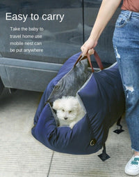 Thumbnail for PetPorter - 2 in 1 Portable Pet Handbag & Car Seat - luvinly