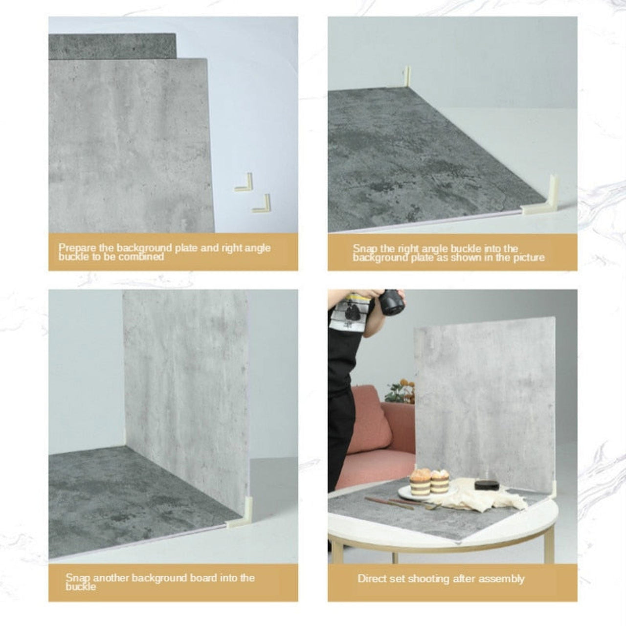 Photo backdrop board - luvinly