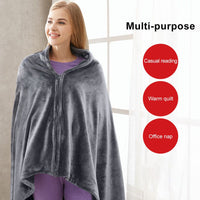 Thumbnail for PlushWrap - Soft Electric Heated Shawl Blanket Wrap - luvinly