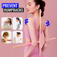 Thumbnail for PosturePilot - Back Straightener Posture Corrector Yoga Stick - luvinly