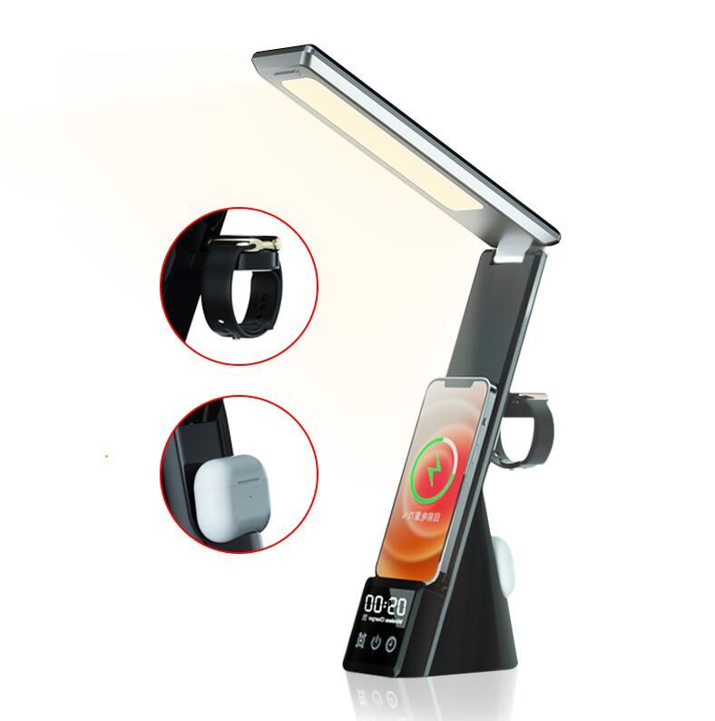 PowerGlow™ Multi-FuncTable Lamp Clock & Charger - luvinly