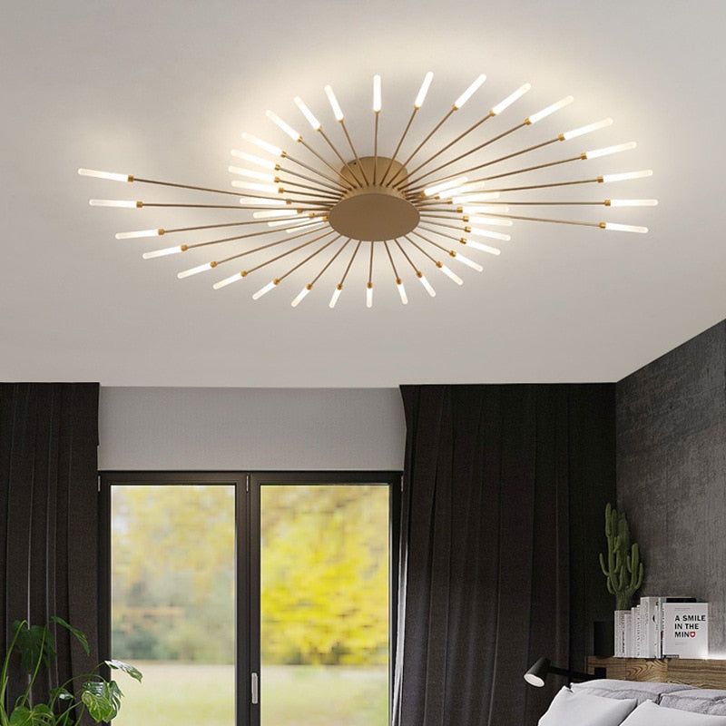 Premium Nordic Styled Firework Shape Ceiling Light - luvinly