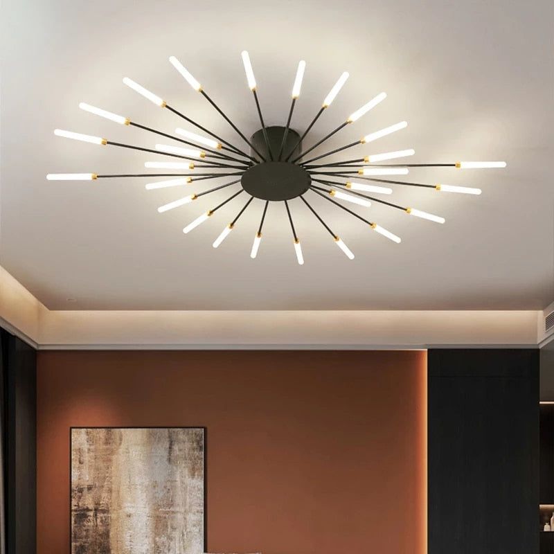 Premium Nordic Styled Firework Shape Ceiling Light - luvinly