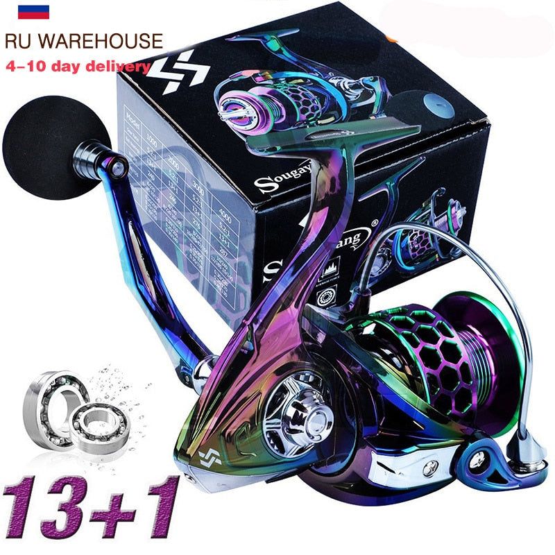 Reelmaister-Multi-Color Fishing Rod - luvinly