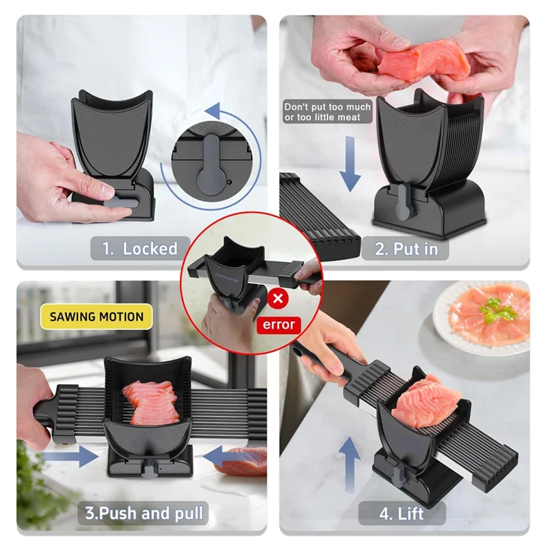 SliceMaster Pro – Precision Manual Meat Cutter