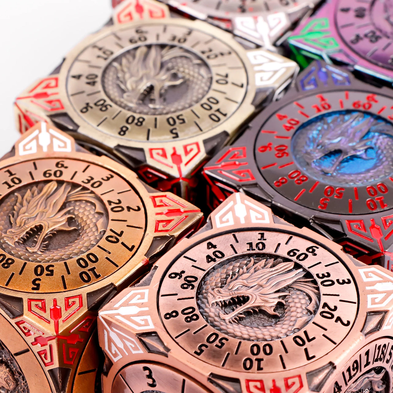 MythiSpin-Spinner Dice Set for Fantasy RPGs